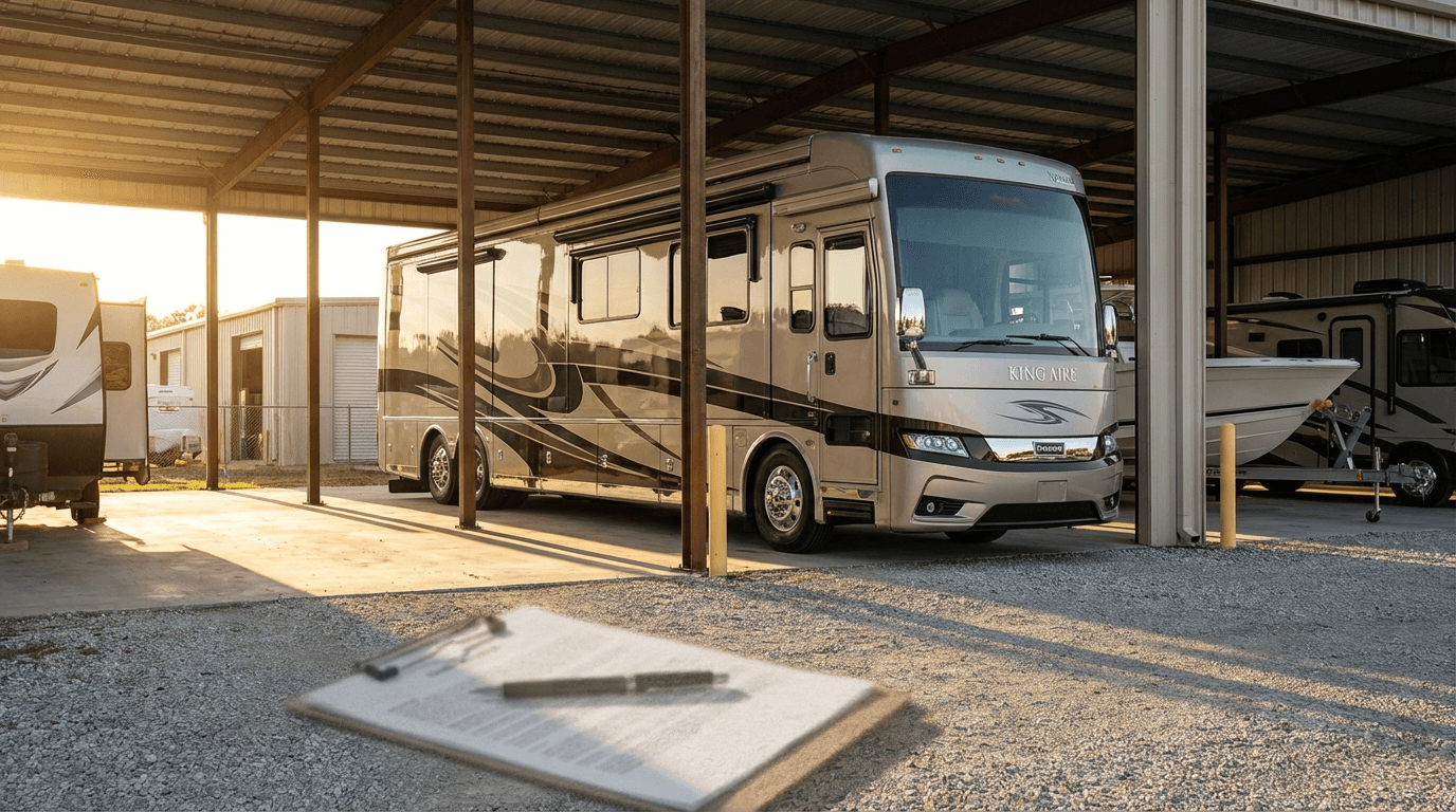RV Storage Insurance: What Your Policy Must Cover